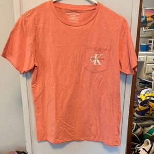 Calvin Klein Kids Orange Short Sleeve Tee